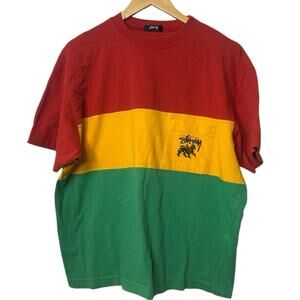 Vintage 80’s Reggae STUSSY T Shirt Size L